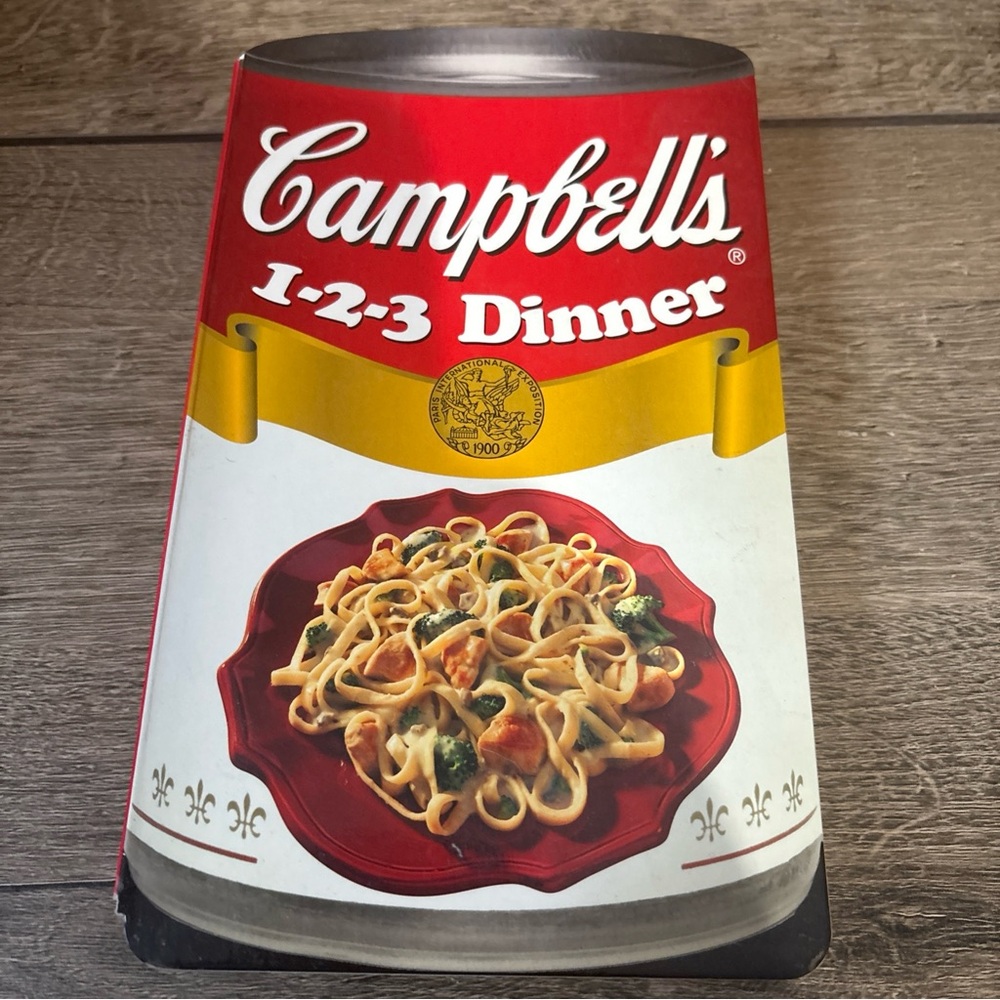 Sweet  Board Cookbook  CAMPBELL'S 1-2-3 Dinner Recipes Very Good Condition BR